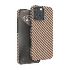 Levelo Sergei 1500D Aramid Fiber Case For iPhone 16 Pro - Desert Rose (white)