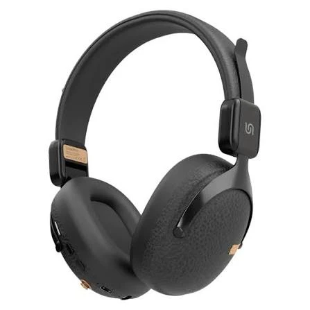 Porodo Soundtec Onyx sonic Smart Wireless Headphone BT 5.3 with Micro SD Support  - Qulaqlıq (Black Titanium)