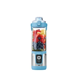 Powerology DuoMix 120W Dual-blade Portable Blender With USB Type C +Led Light -Blue