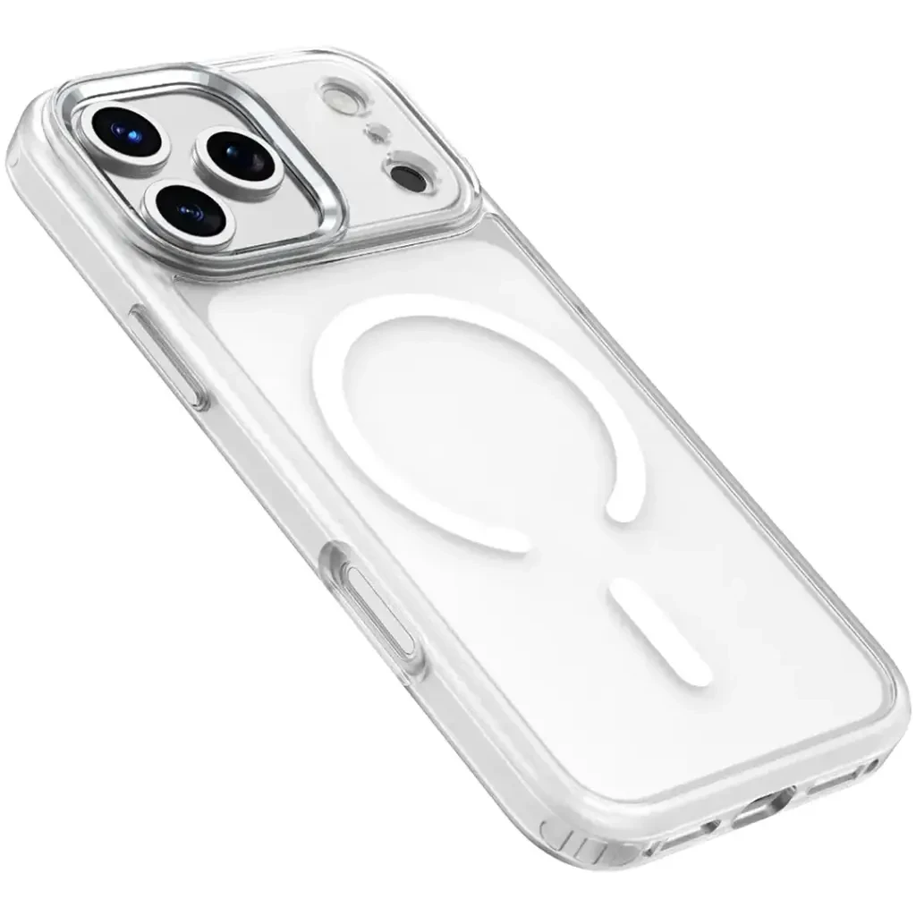 Green Lion Regal Magsafe Case For iP 17 Pro - Silver